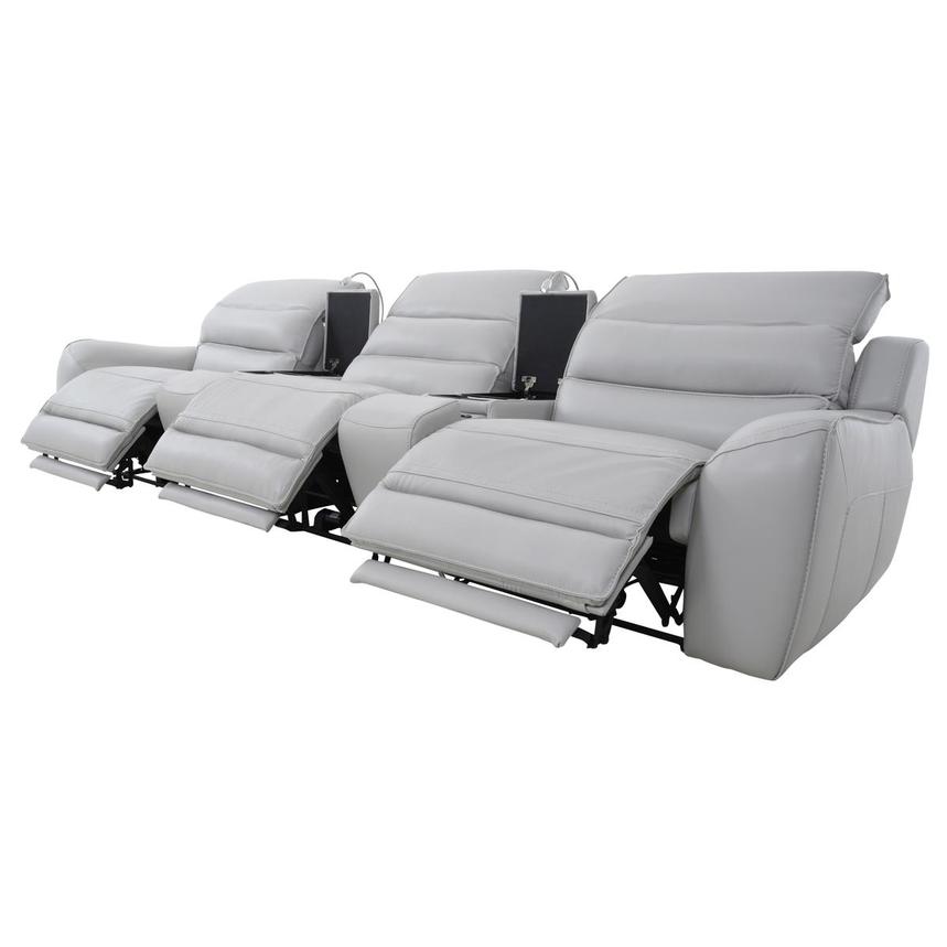 Cosmo II Home Theater Leather Seating with 5PCS/3PWR  alternate image, 4 of 23 images.