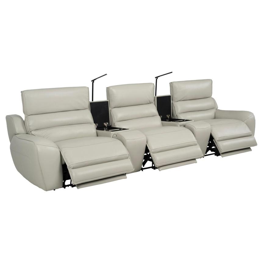 Cosmo II Home Theater Leather Seating with 5PCS/3PWR alternate image, 5 of 15 images.
