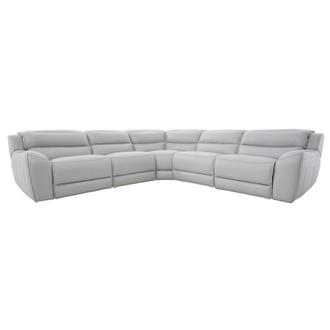 Cosmo II Leather Power Reclining Sectional with 5PCS/2PWR