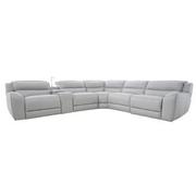 Cosmo ll Leather Power Reclining Sectional with 6PCS/2PWR  main image, 1 of 23 images.