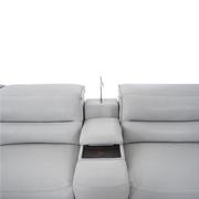 Cosmo II Leather Power Reclining Sectional with 6PCS/2PWR  alternate image, 6 of 22 images.