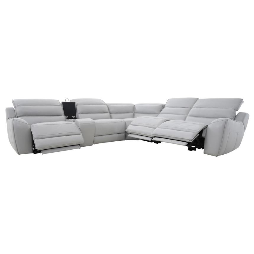 Cosmo ll Leather Power Reclining Sectional with 6PCS/3PWR  alternate image, 4 of 23 images.