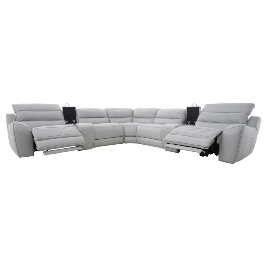 Cosmo ll Leather Power Reclining Sectional with 7PCS/3PWR  alternate image, 4 of 29 images.