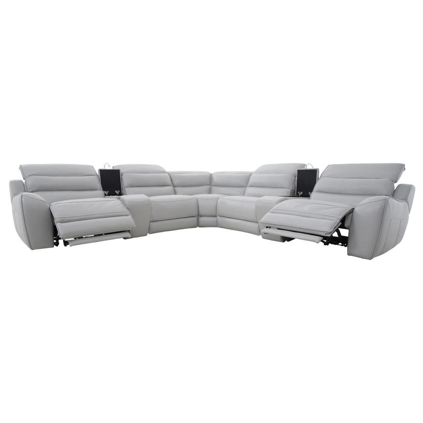 Cosmo II Leather Power Reclining Sectional with 7PCS/3PWR  alternate image, 4 of 28 images.