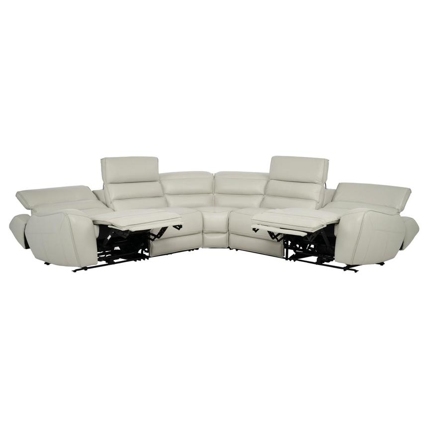 Cosmo II Leather Power Reclining Sectional with 5PCS/2PWR alternate image, 3 of 8 images.