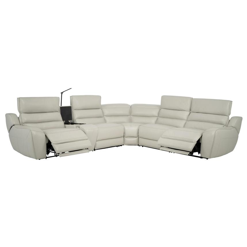 Cosmo II Leather Power Reclining Sectional with 6PCS/2PWR alternate image, 3 of 14 images.