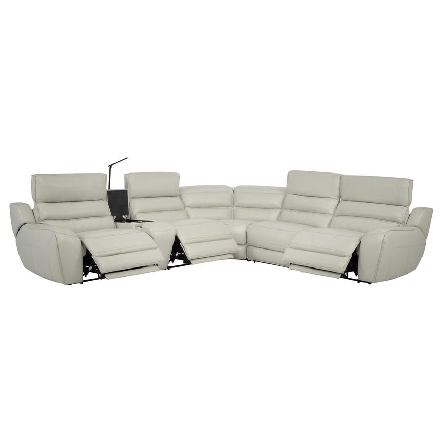 Cosmo II Leather Power Reclining Sectional with 6PCS/3PWR  alternate image, 2 of 15 images.