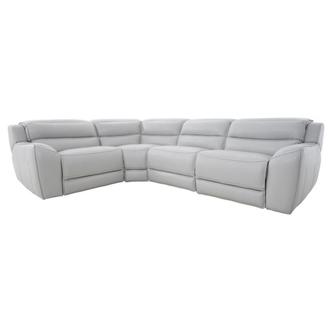 Conover Scoop Arm Wall-Reclining Leather Sofa