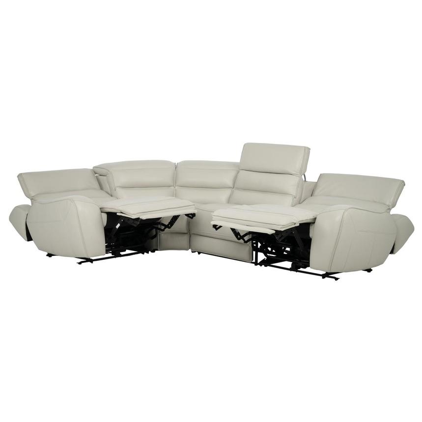 Cosmo II Leather Power Reclining Sectional with 4PCS/2PWR alternate image, 3 of 8 images.