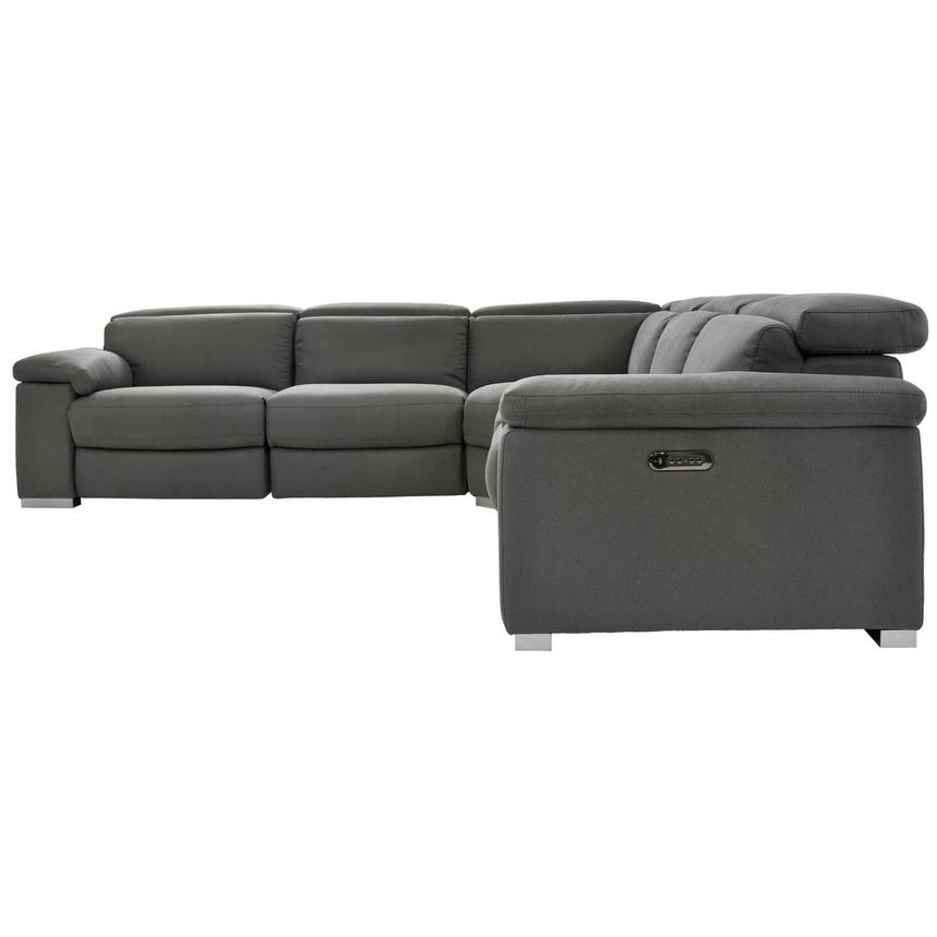 Karly Dark Gray Power Reclining Sectional with 5PCS/2PWR  alternate image, 2 of 6 images.