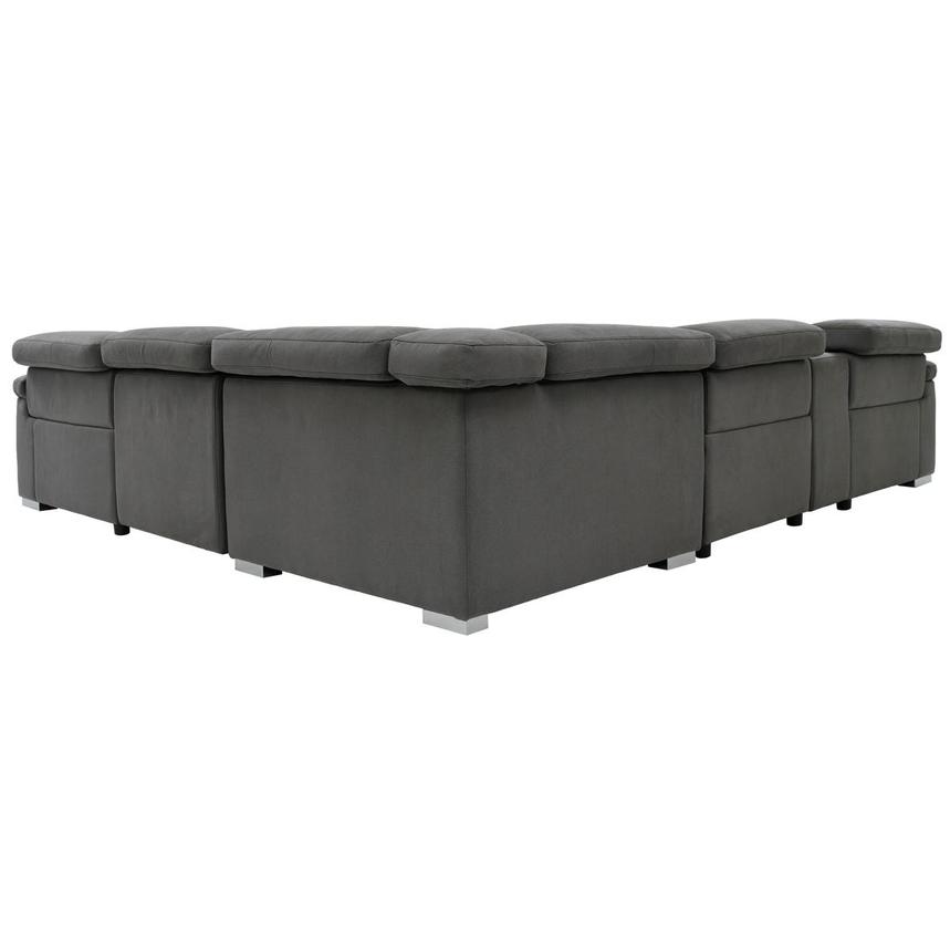 Karly Dark Gray Power Reclining Sectional alternate image, 3 of 8 images.
