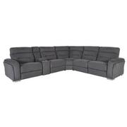 Kim Gray Power Reclining Sectional with 6PCS/2PWR  main image, 1 of 7 images.
