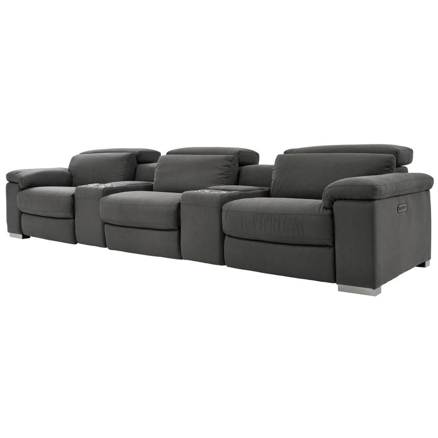 Karly Dark Gray Home Theater Seating  alternate image, 2 of 10 images.