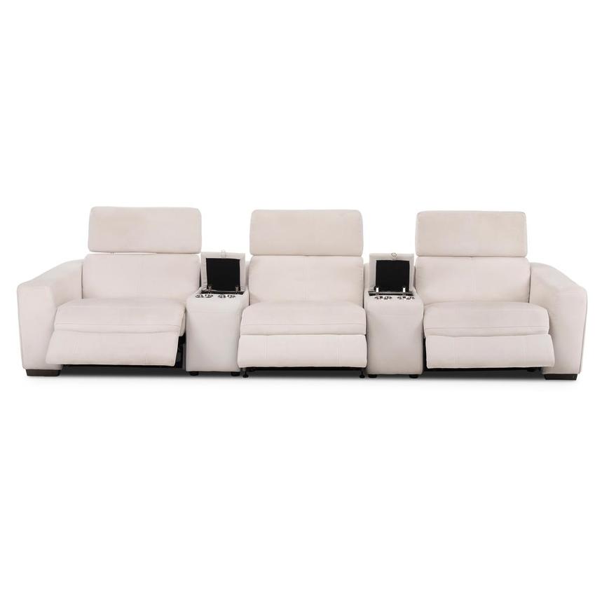 Jameson Cream Home Theater Seating with 5PCS/3PWR  alternate image, 2 of 9 images.
