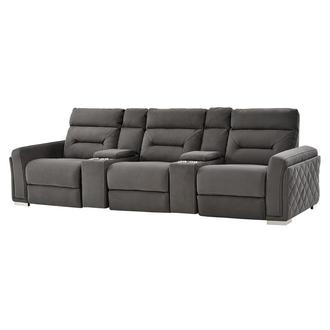 Kim Gray Home Theater Seating with 5PCS/3PWR
