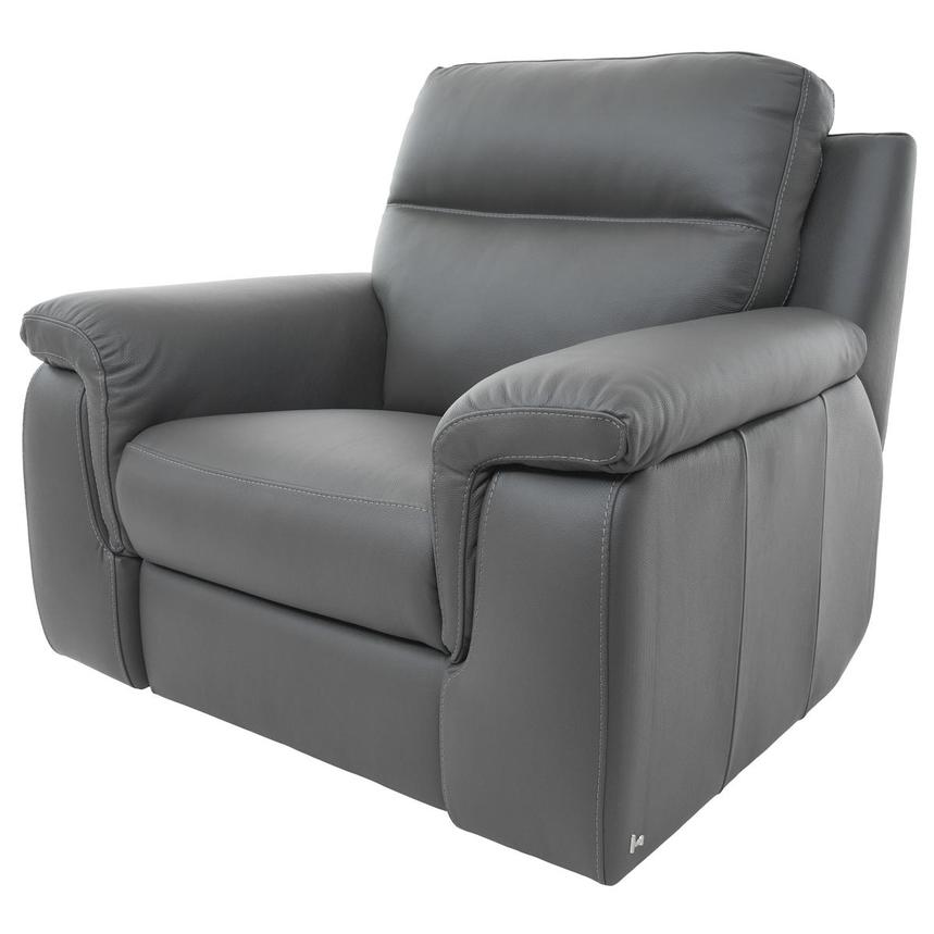 Alan Gray Leather Power Recliner  alternate image, 2 of 14 images.