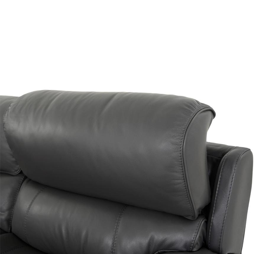Cody Gray Leather Power Reclining Sectional with 6PCS/2PWR  alternate image, 5 of 10 images.