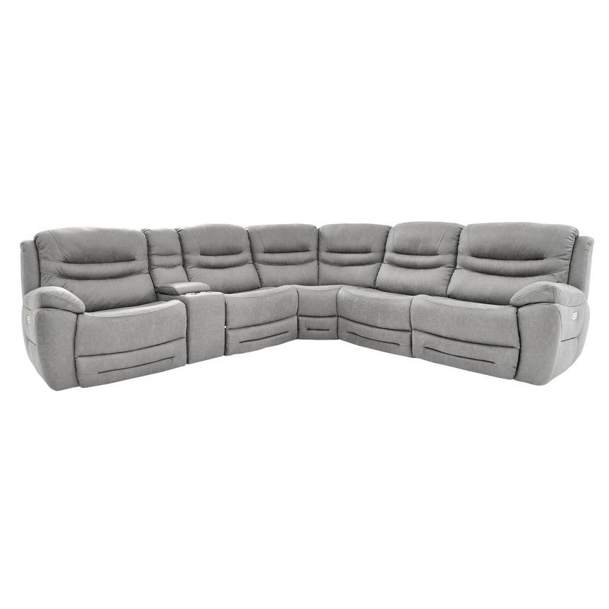 Dan Gray Power Reclining Sectional with 6PCS/2PWR  main image, 1 of 8 images.