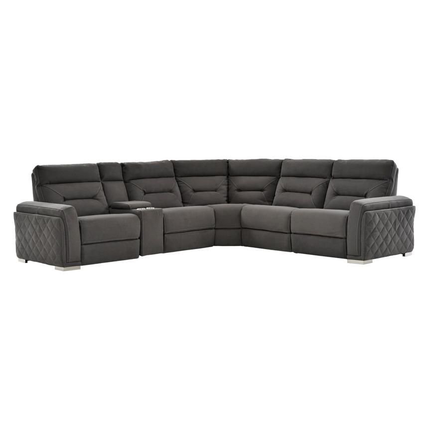 Kim Gray Power Reclining Sectional with 6PCS/2PWR  main image, 1 of 12 images.