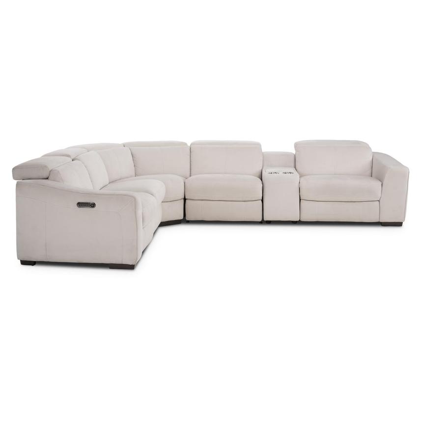Jameson Cream Power Reclining Sectional with 6PCS/2PWR alternate image, 3 of 10 images.