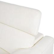 Charlie White Leather Power Reclining Sectional with 5PCS/2PWR  alternate image, 5 of 9 images.