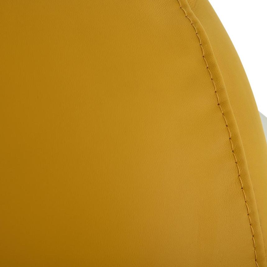 Aviator II Yellow Leather Accent Chair  alternate image, 8 of 9 images.