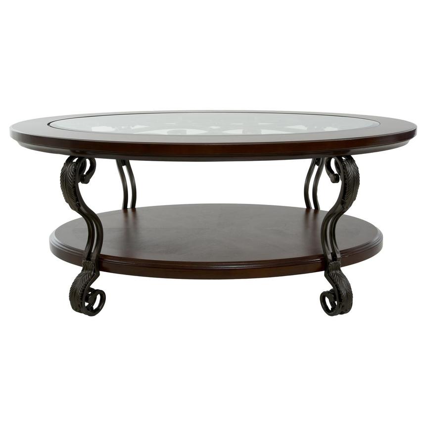 Caspian Oval Coffee Table El Dorado Furniture