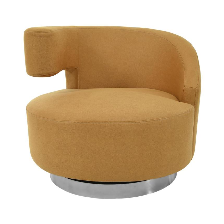 Okru II Yellow Accent Chair w/2 Pillows alternate image, 2 of 13 images.