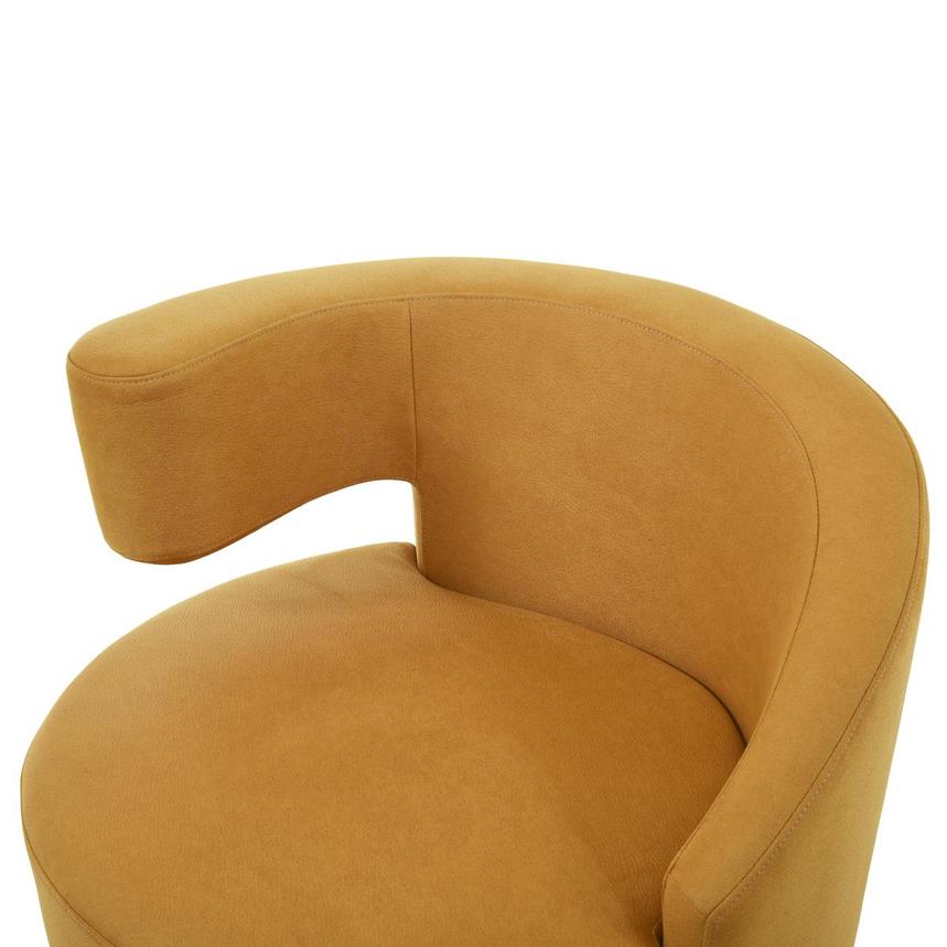 Okru II Yellow Accent Chair w/2 Pillows alternate image, 7 of 13 images.