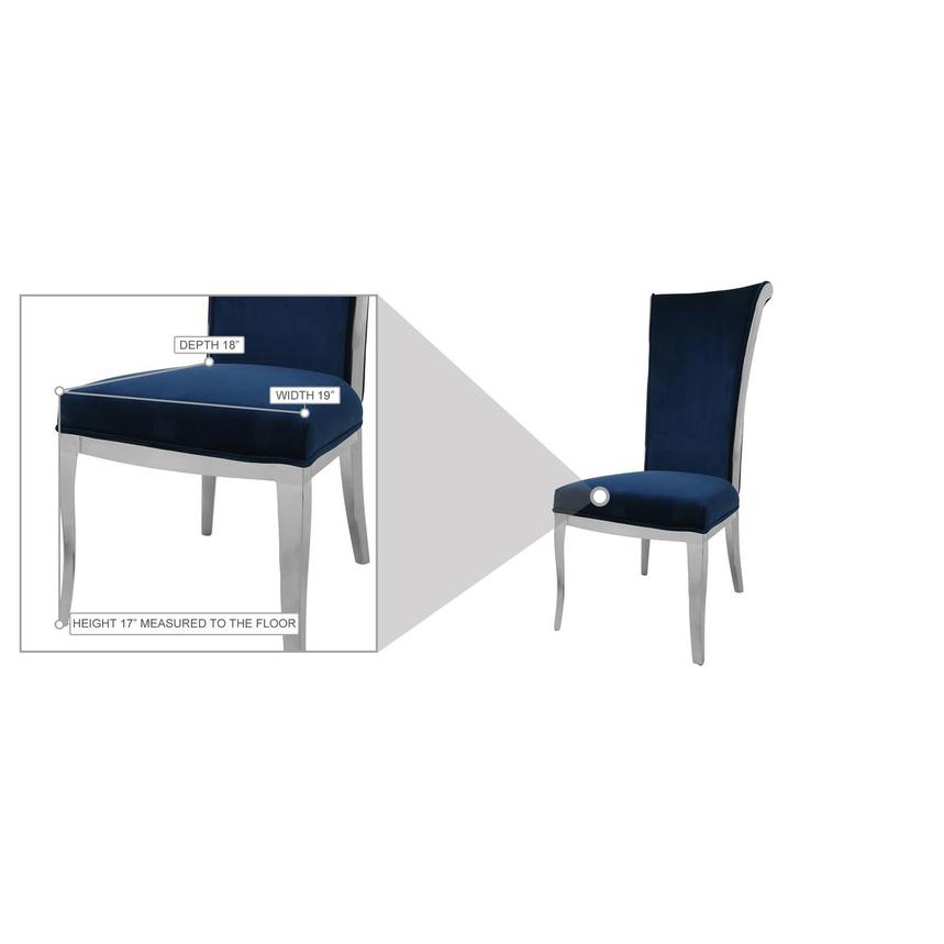 Joy Blue Side Chair  alternate image, 9 of 9 images.