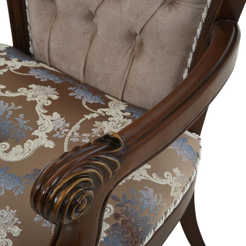 New Roma Brown Accent Chair  alternate image, 8 of 12 images.