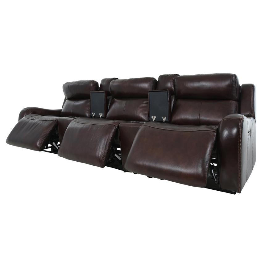 Jake Brown Home Theater Leather Seating with 5PCS/3PWR  alternate image, 4 of 15 images.