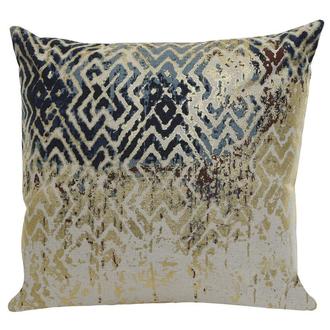 Metallic accent pillows best sale