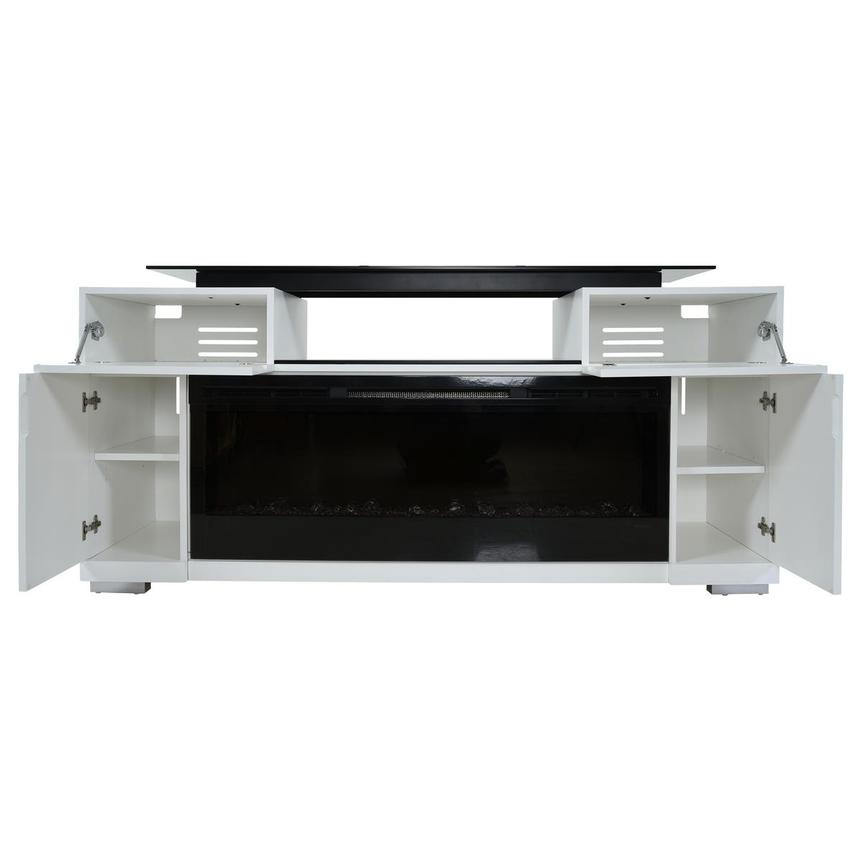 Concord White Electric Fireplace  alternate image, 3 of 9 images.