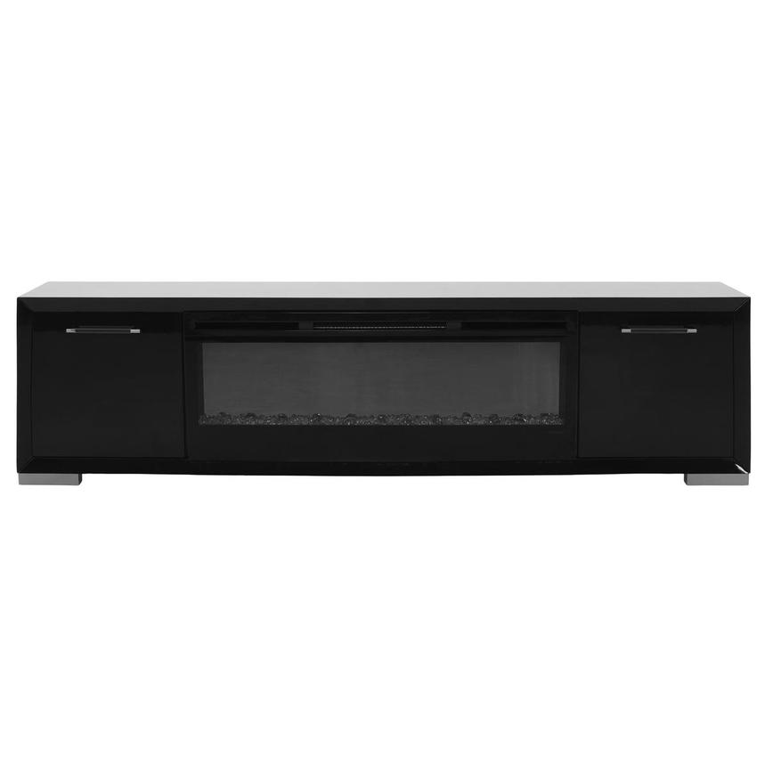 Rialto Black Electric Fireplace w/Remote Control  alternate image, 4 of 12 images.