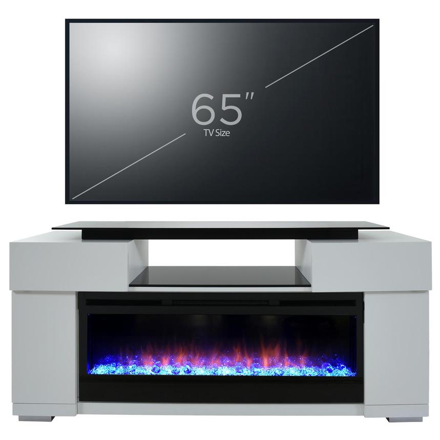 Concord White Electric Fireplace  alternate image, 2 of 9 images.