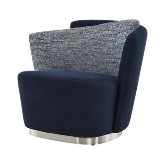 Petal Blue Accent Chair