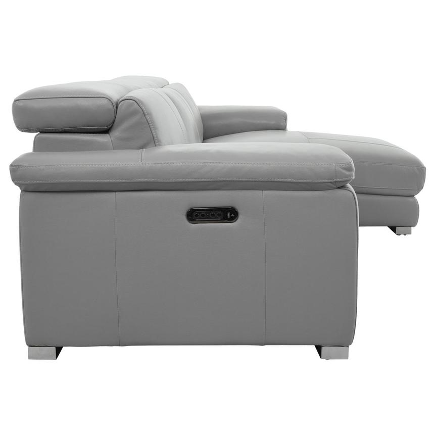 Charlie Light Gray Corner Sofa w/Right Chaise  alternate image, 5 of 14 images.