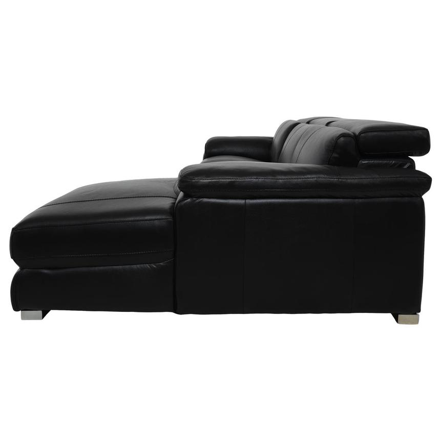 Charlie Black Corner Sofa w/Right Chaise alternate image, 5 of 13 images.