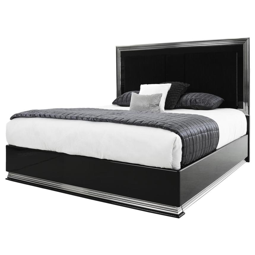 Leah Black 4-Piece King Bedroom Set  alternate image, 3 of 5 images.