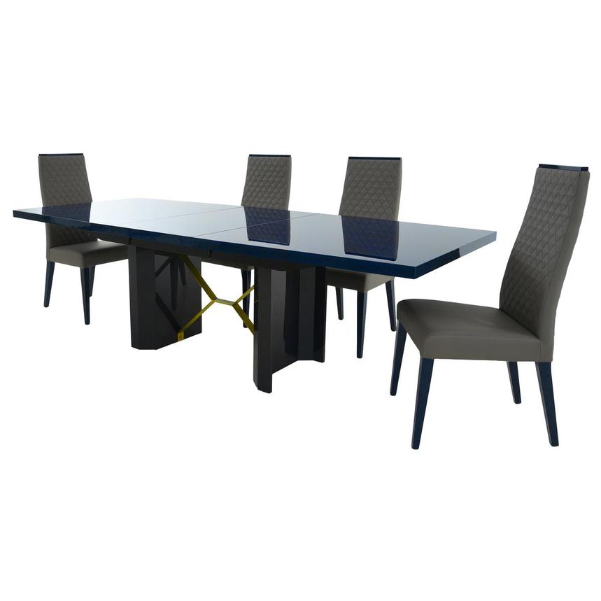 Sapphire 78" 5-Piece Dining Set  alternate image, 4 of 22 images.