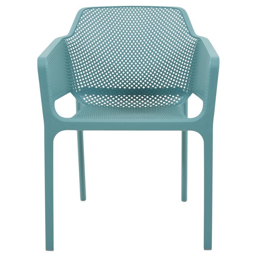 Net Teal Arm Chair  main image, 1 of 9 images.