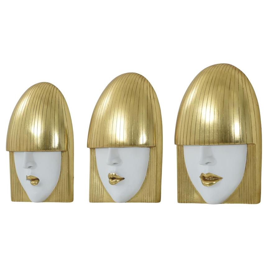 Las Madame Gold Set of 3 Wall Decor  alternate image, 3 of 4 images.