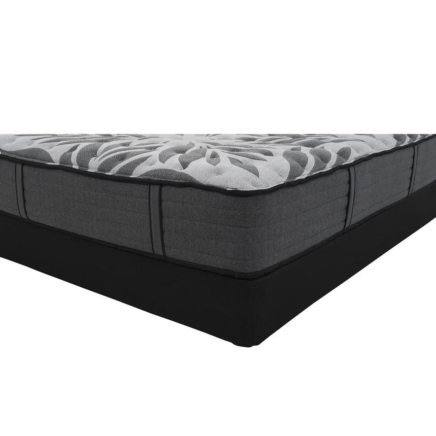 Satisfied ll Med-Firm TT Queen Mattress w/Low Foundation by Sealy Posturepedic Plus  main image, 1 of 6 images.