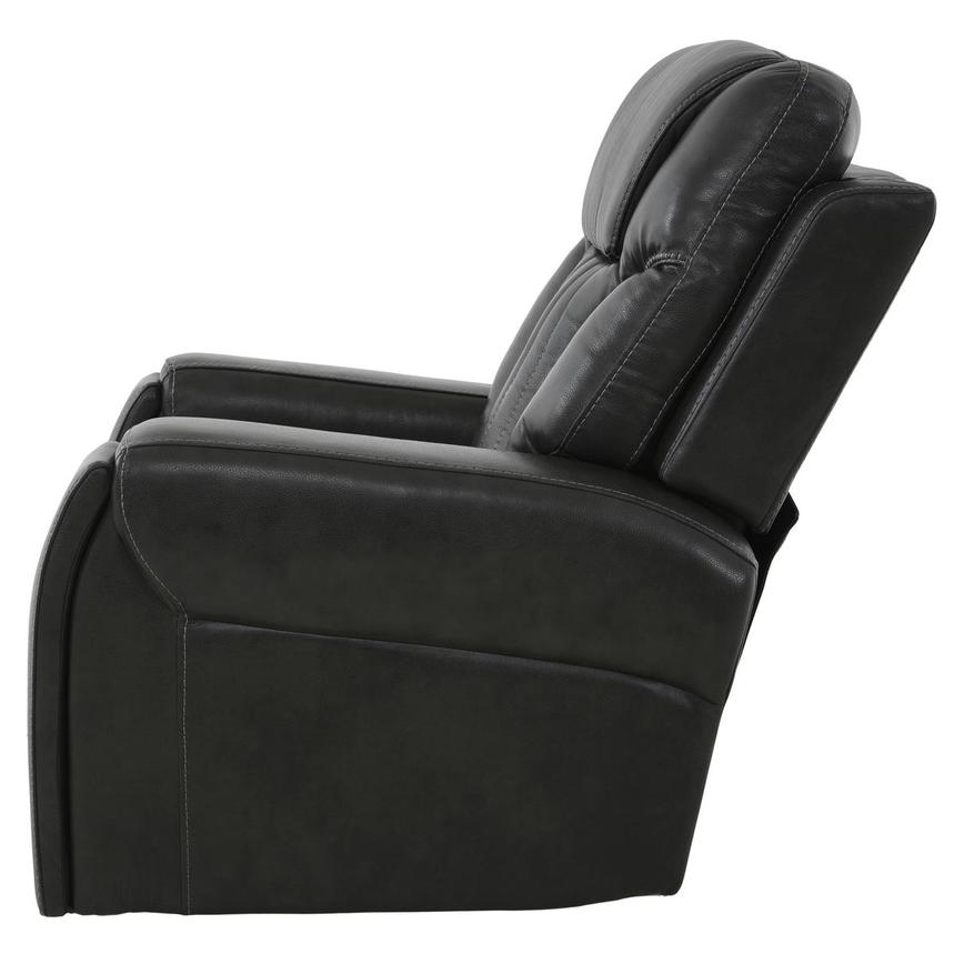 Bruce Leather Power Recliner  alternate image, 4 of 12 images.