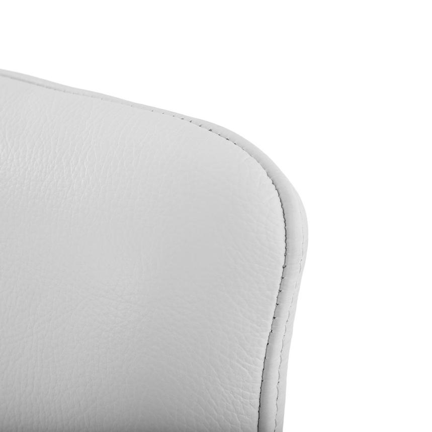 Lucky White Leather Side Chair  alternate image, 6 of 8 images.