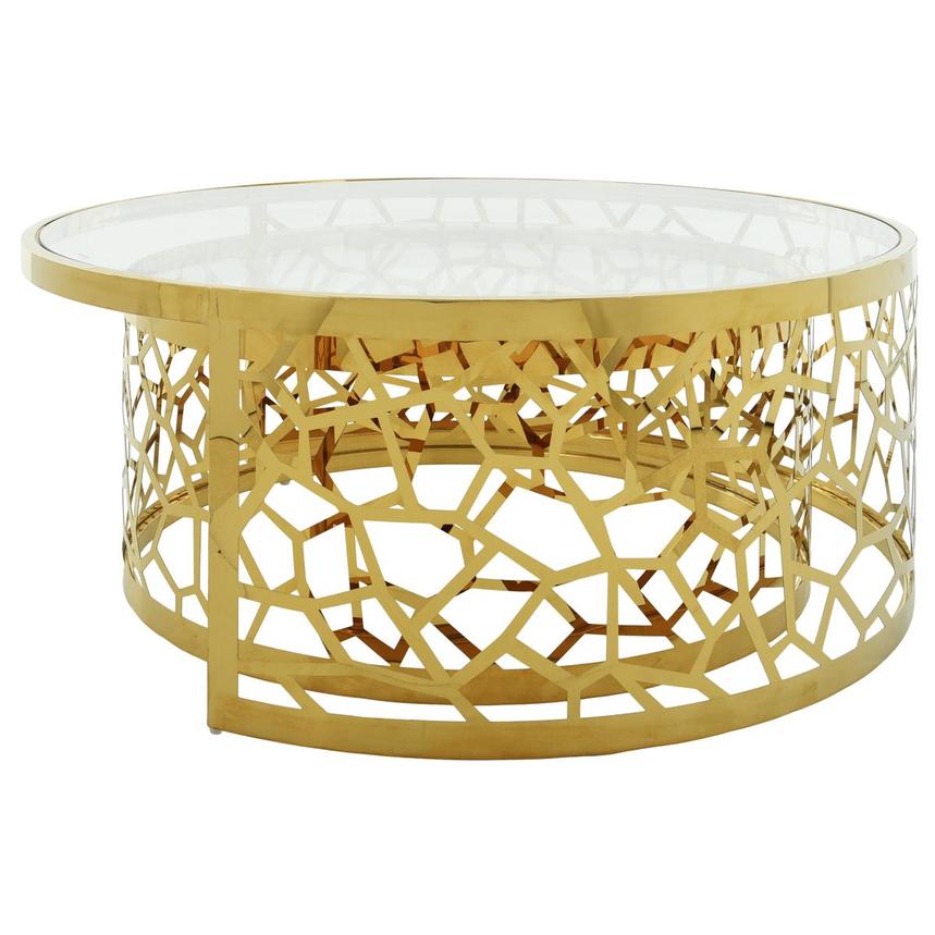 Lacey Gold Nesting Tables Set of 2  alternate image, 4 of 10 images.