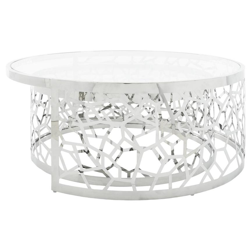 Lacey Silver Nesting Tables Set of 2  alternate image, 4 of 9 images.