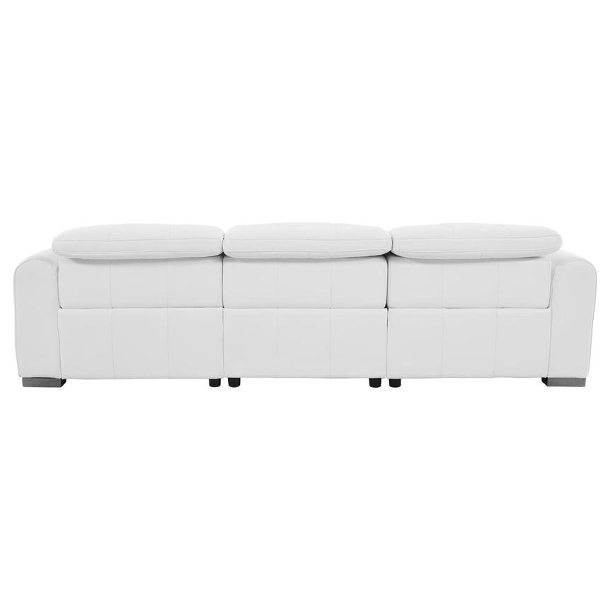 Dolomite White 3PWR Oversized Leather Sofa  alternate image, 7 of 13 images.