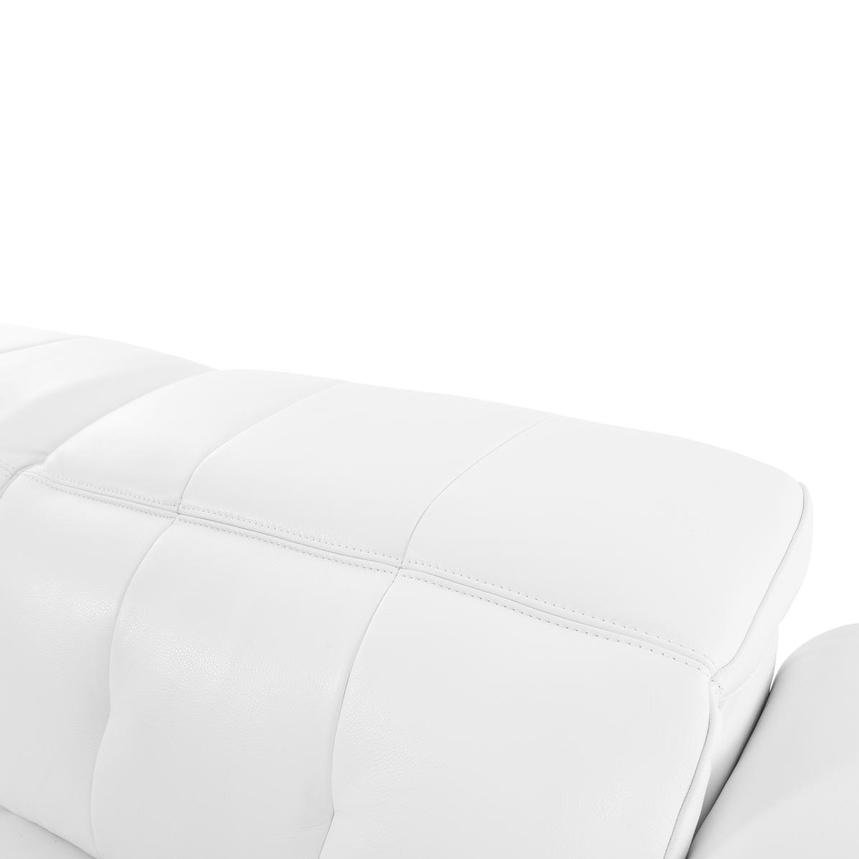 Dolomite White 3PWR Oversized Leather Sofa  alternate image, 9 of 13 images.